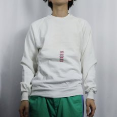 画像2: 90's JERZEES USA製 無地 ラグランスウェット 未使用 M (2)