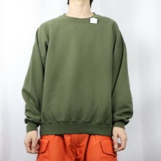 画像2: 90's JERZEES SPORT USA製 ロゴパッチ付き 無地スウェット XL (2)