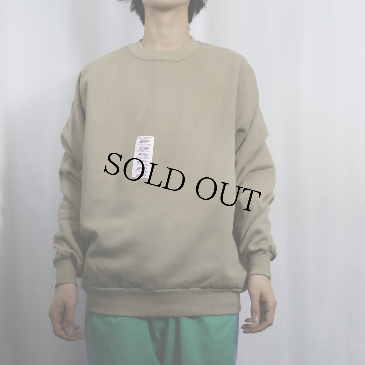 画像2: 90's JERZEES USA製 無地スウェット タグ付き未使用 XL (2)