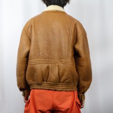 画像3: Shearling デザイン ムートンジャケット (3)