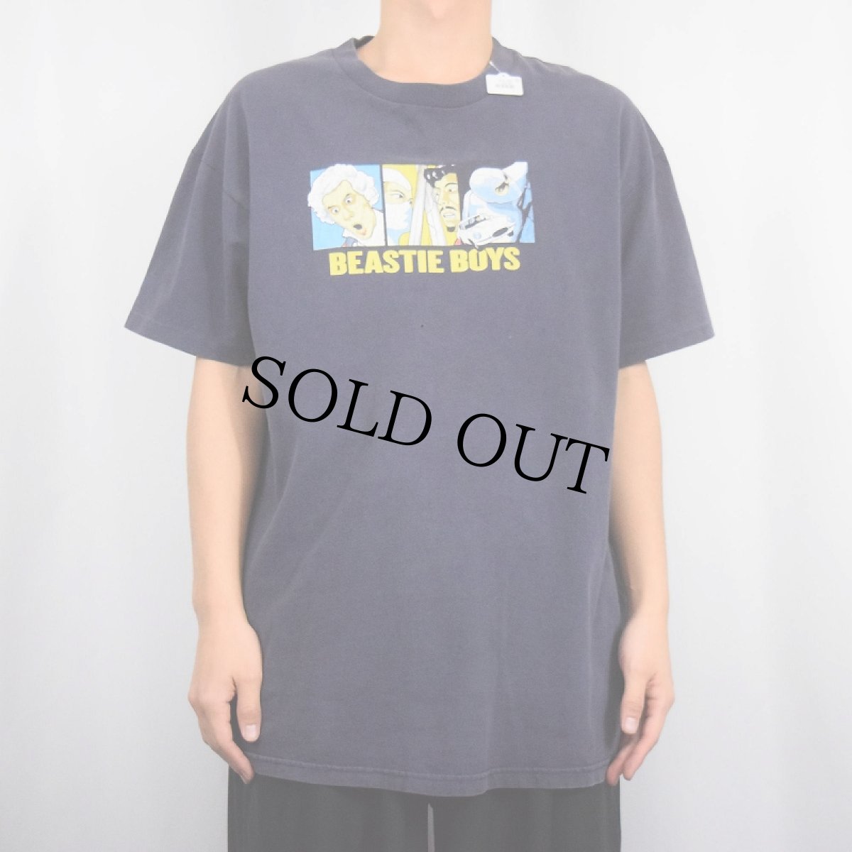 画像2: 90's BEASTIE BOYS "Body Movin'"  ヒップホップTシャツ NAVY (2)