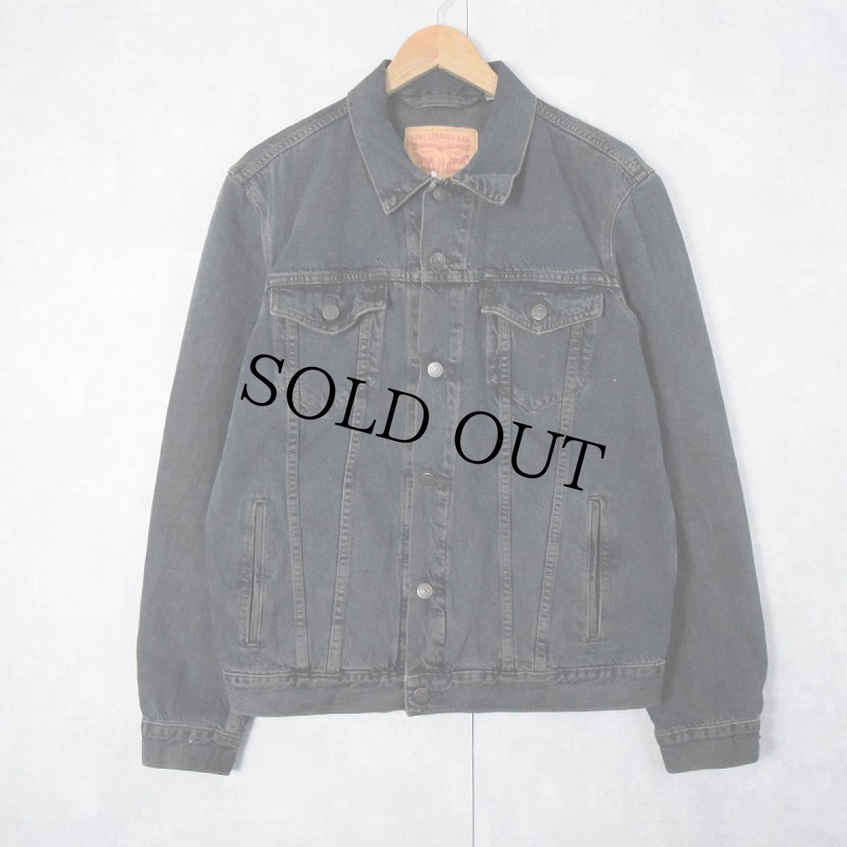 画像1: Levi's 72334 後染め デニムジャケット M (1)