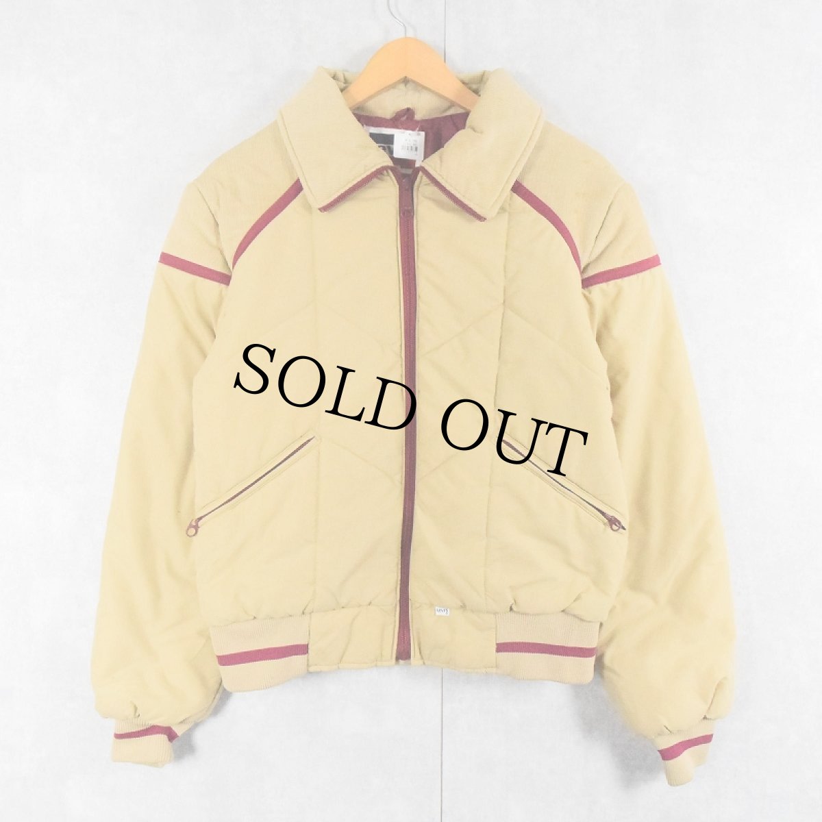 画像1: 70〜80's Levi's コーデュロイ切り替え 中綿入りジャケット M (1)