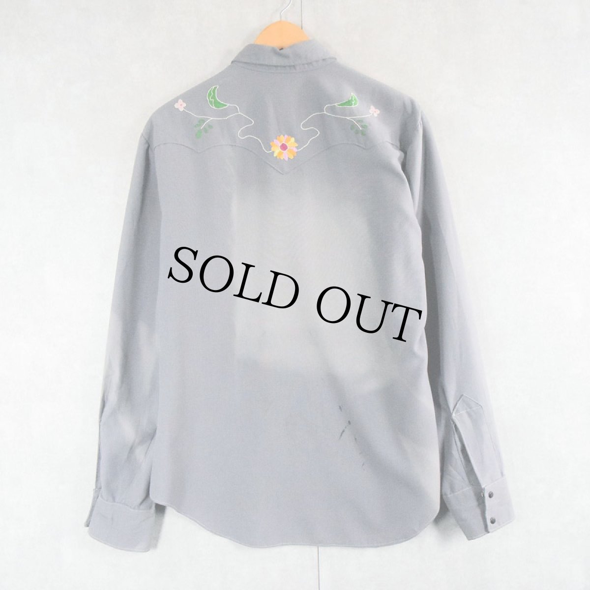 画像2: 〜60's 刺繍入り キャバルリーウエスタンシャツ (2)