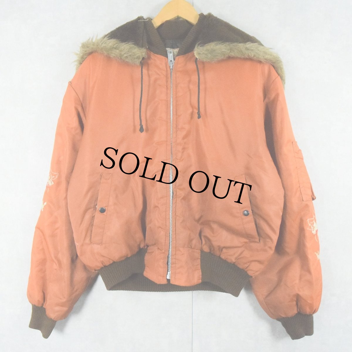 画像2: 80's  "79 KOREA 80" ラビットフード スーベニアジャケット (2)