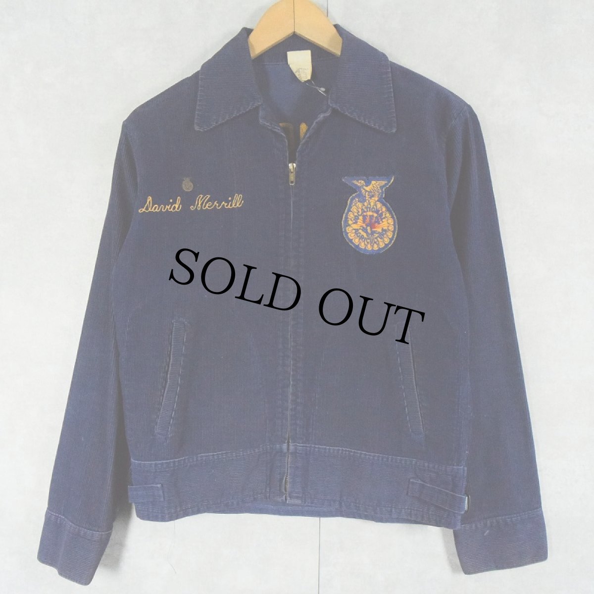 画像2: 60〜70's FFA "NEW MXICO" ファーマーズコーデュロイジャケット SIZE36 (2)