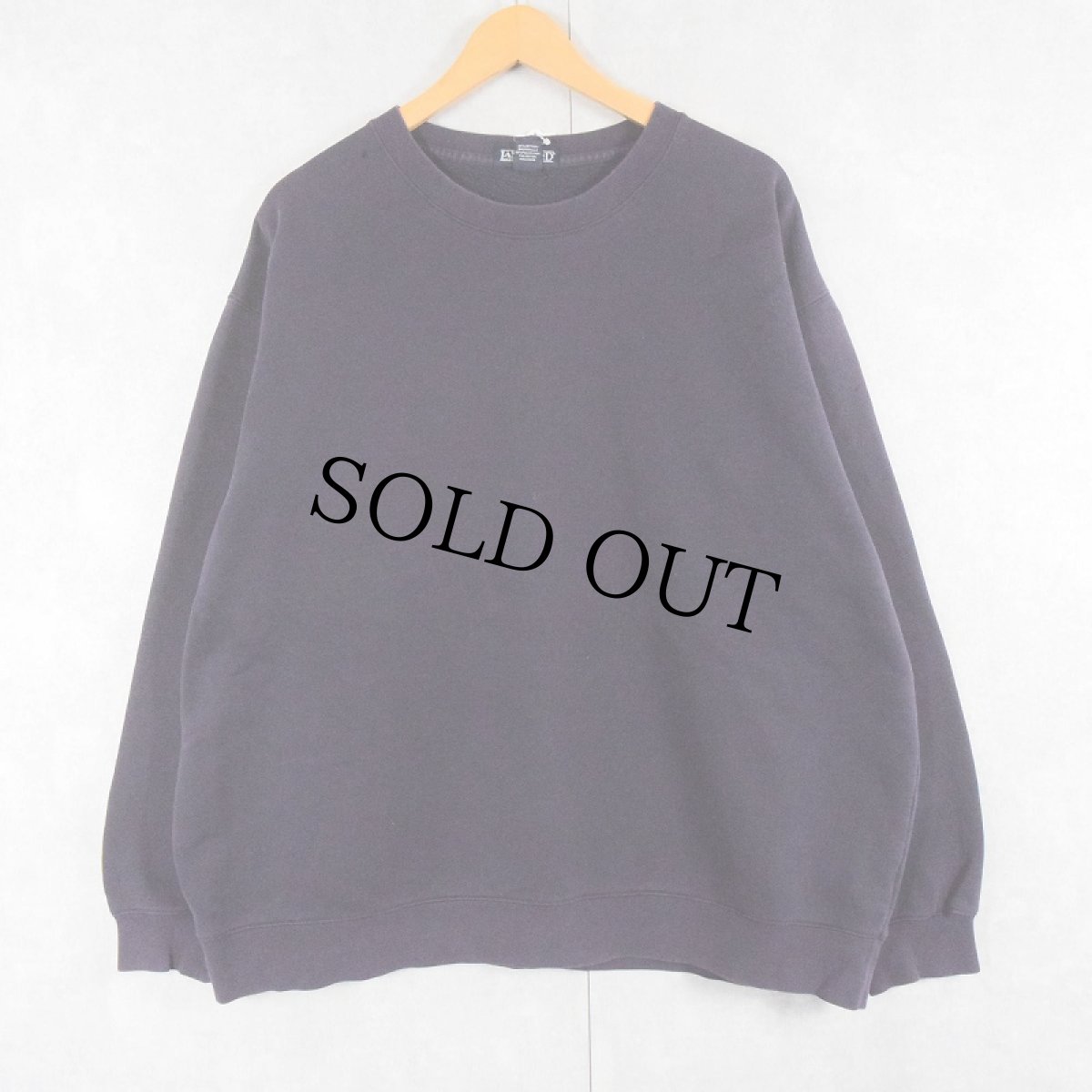 画像1: LANDS' END 無地スウェット NAVY XXL (1)