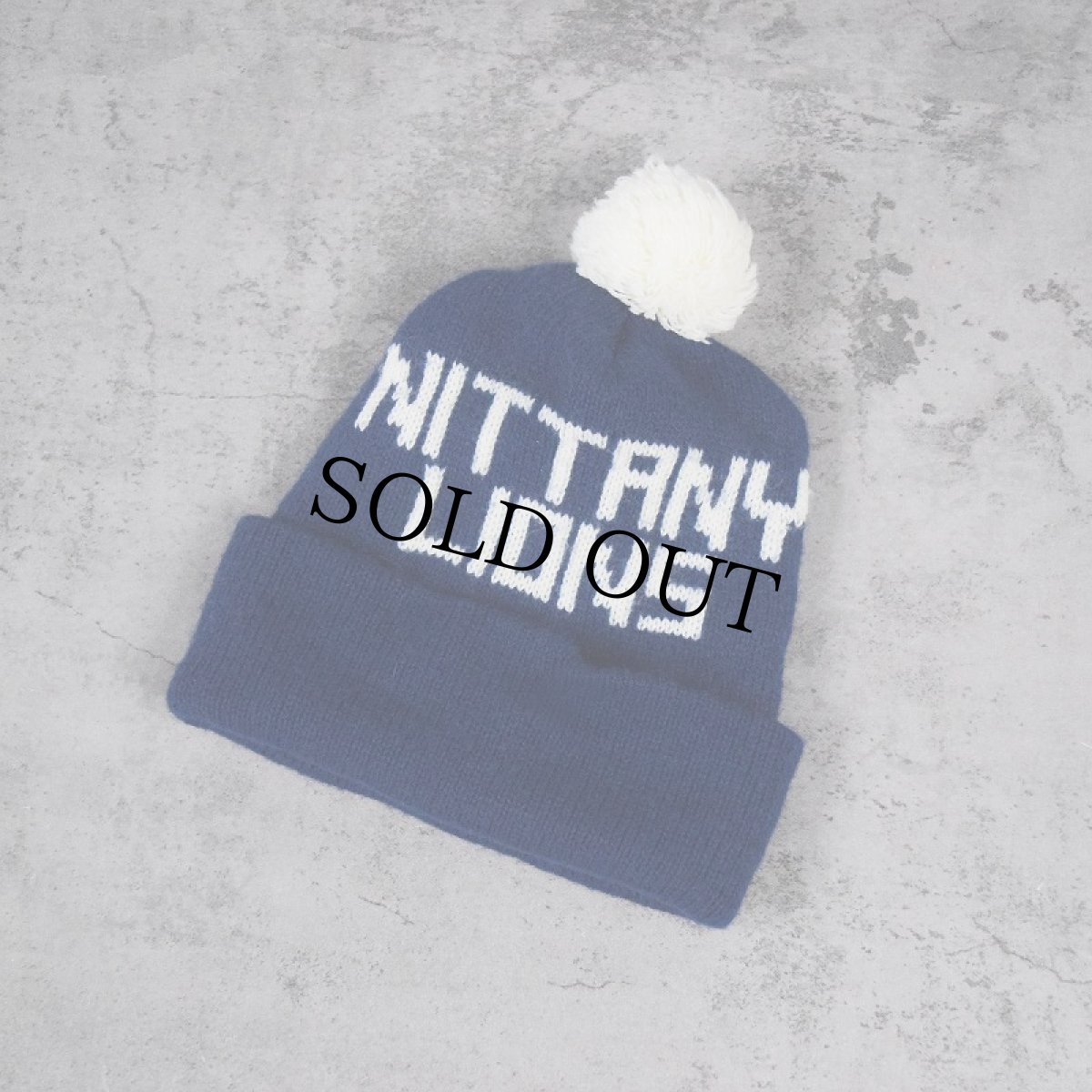 画像2: "PENN STATE NITTARNY LIONS" ポンポン付き ニットキャップ NAVY (2)