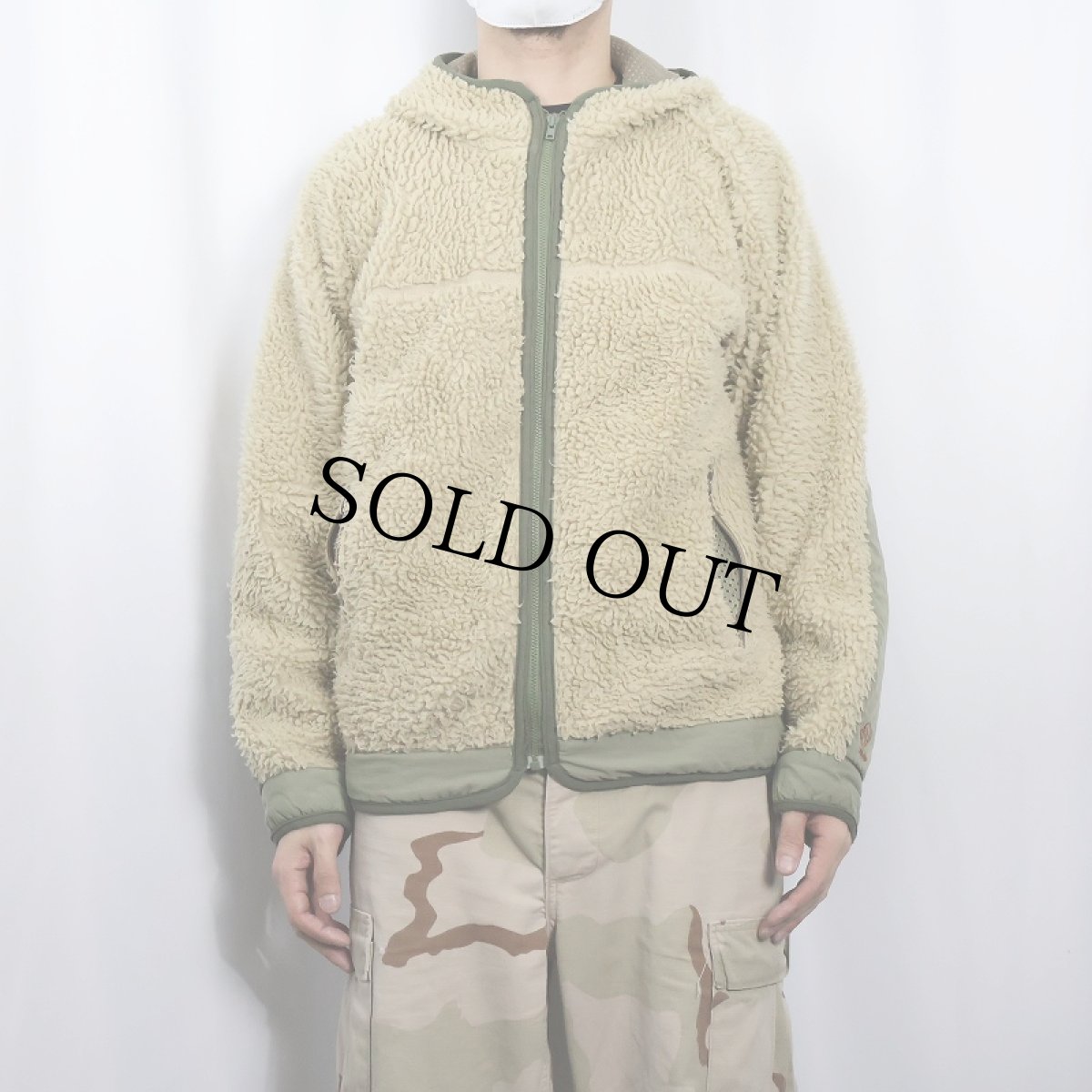 画像2: 2000's Patagonia USA製 レトロリズムフーディー S (2)