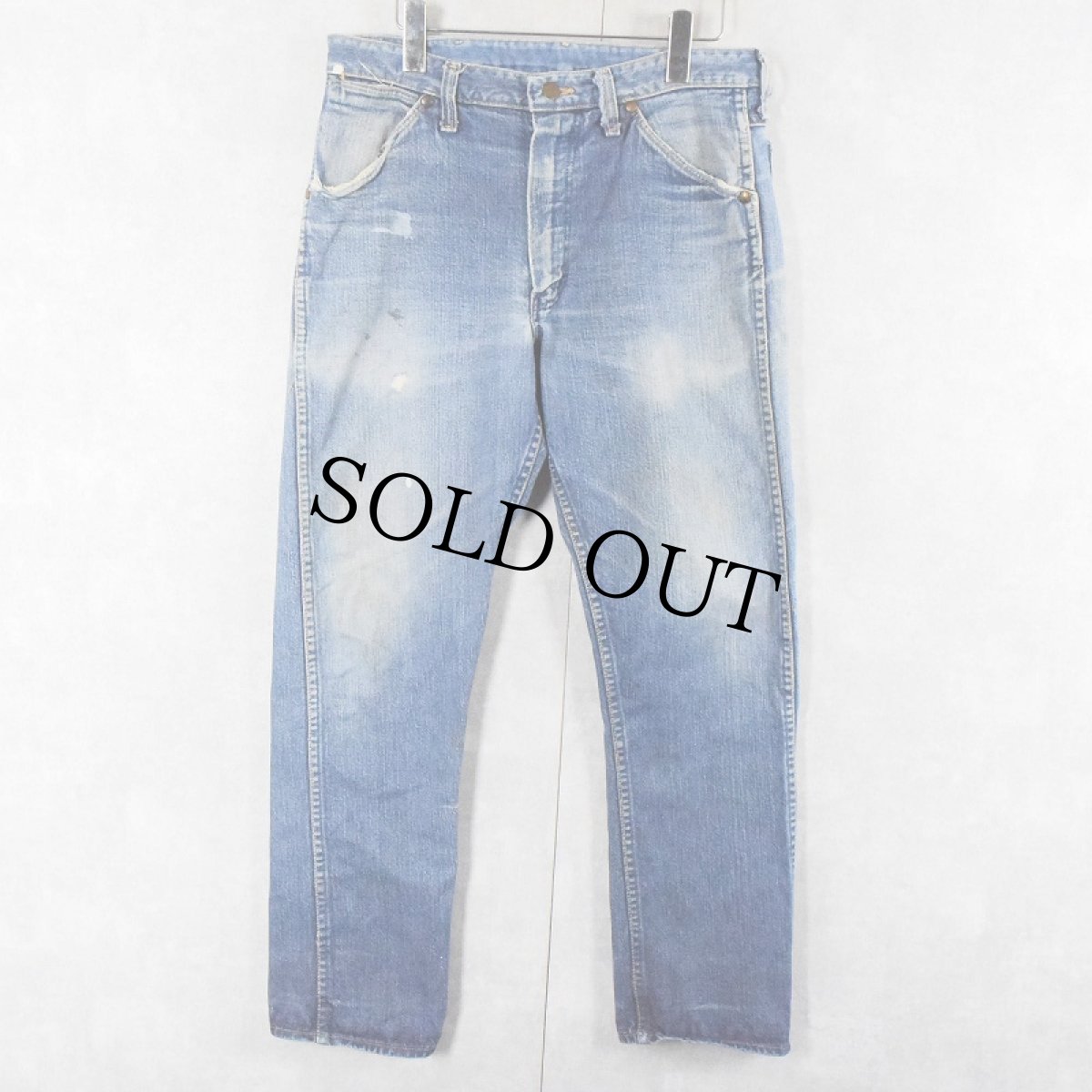 画像2: 60's Wrangler 12MWZ USA製 デニムパンツ W31 (2)