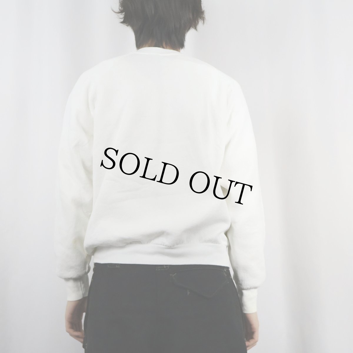 画像4: 90's ブート GUCCI USA製 ロゴ刺繍 スウェット  L (4)