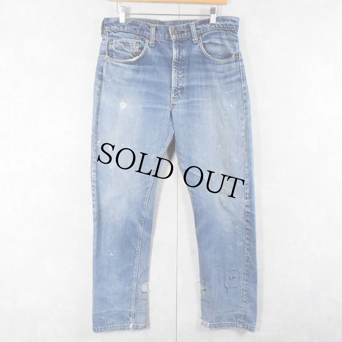 画像1: 70's Levi's 505 66single デニムパンツ W33 (1)