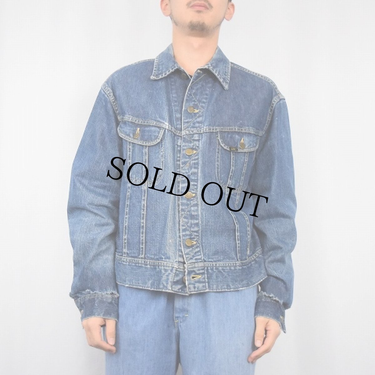 画像2: 60's Lee 101-J デニムジャケット SIZE44 (2)