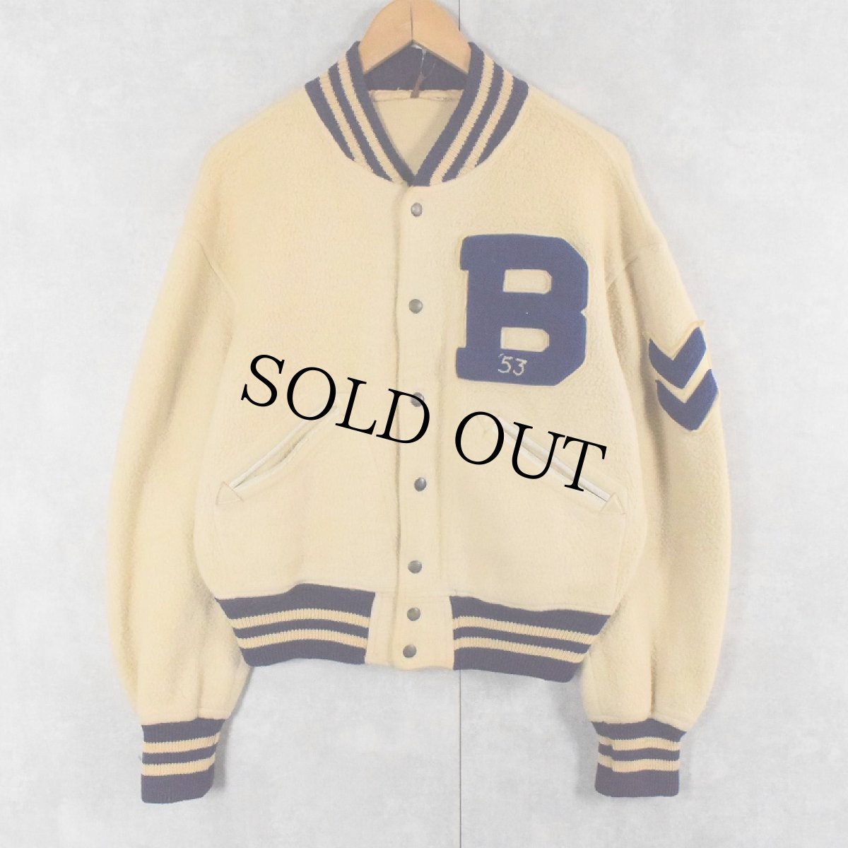 画像1: [Customer Only]50's BUTWIN パッチ付き ボアスタジャン (1)
