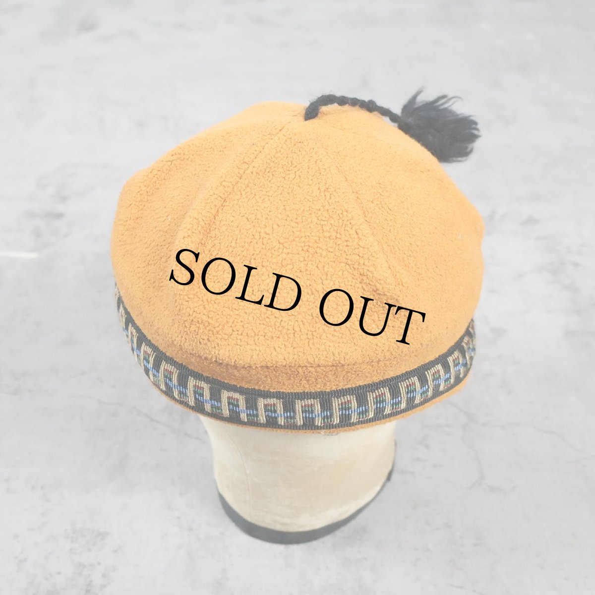 画像1: 【SALE】 ambler テープデザイン フリースキャップ (1)