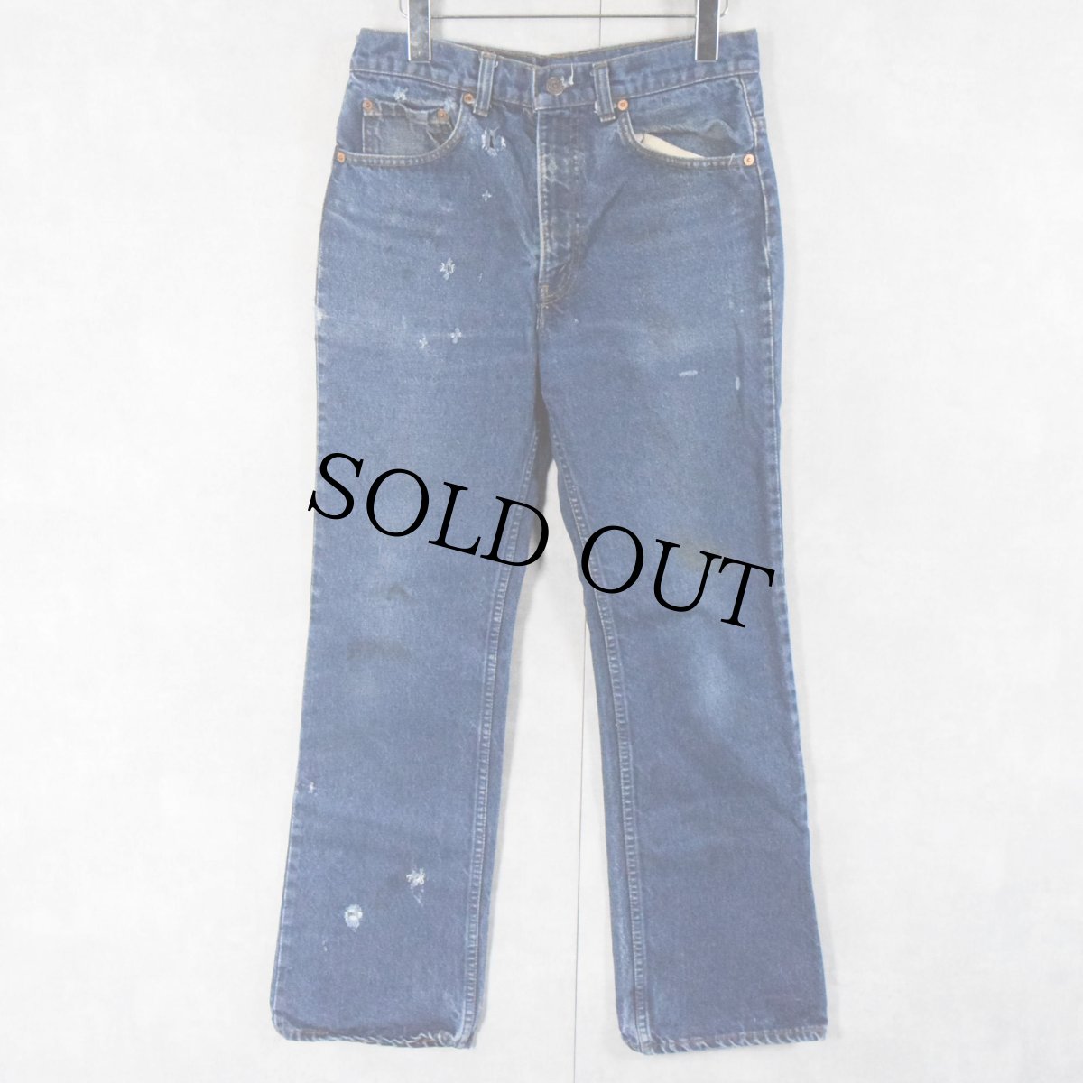 画像2: 80's Levi's 517 USA製 ブーツカットデニムパンツ W31 (2)