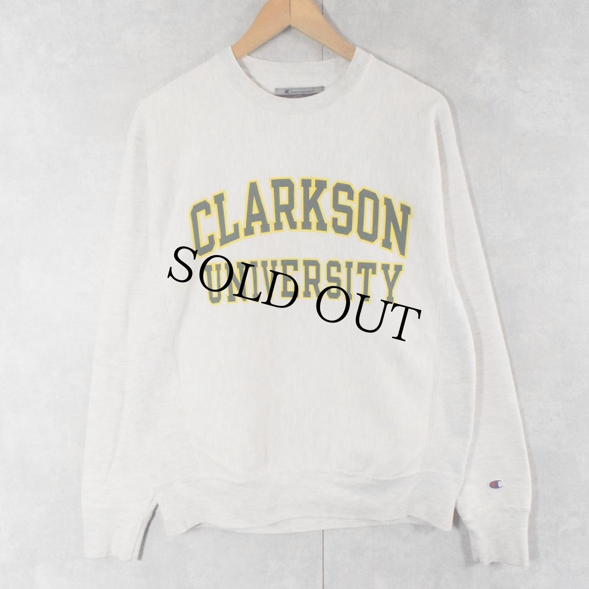 画像1: 2000's Champion REVERSE WEAVE "CLARKSON UNIVERSITY" プリントスウェット S (1)