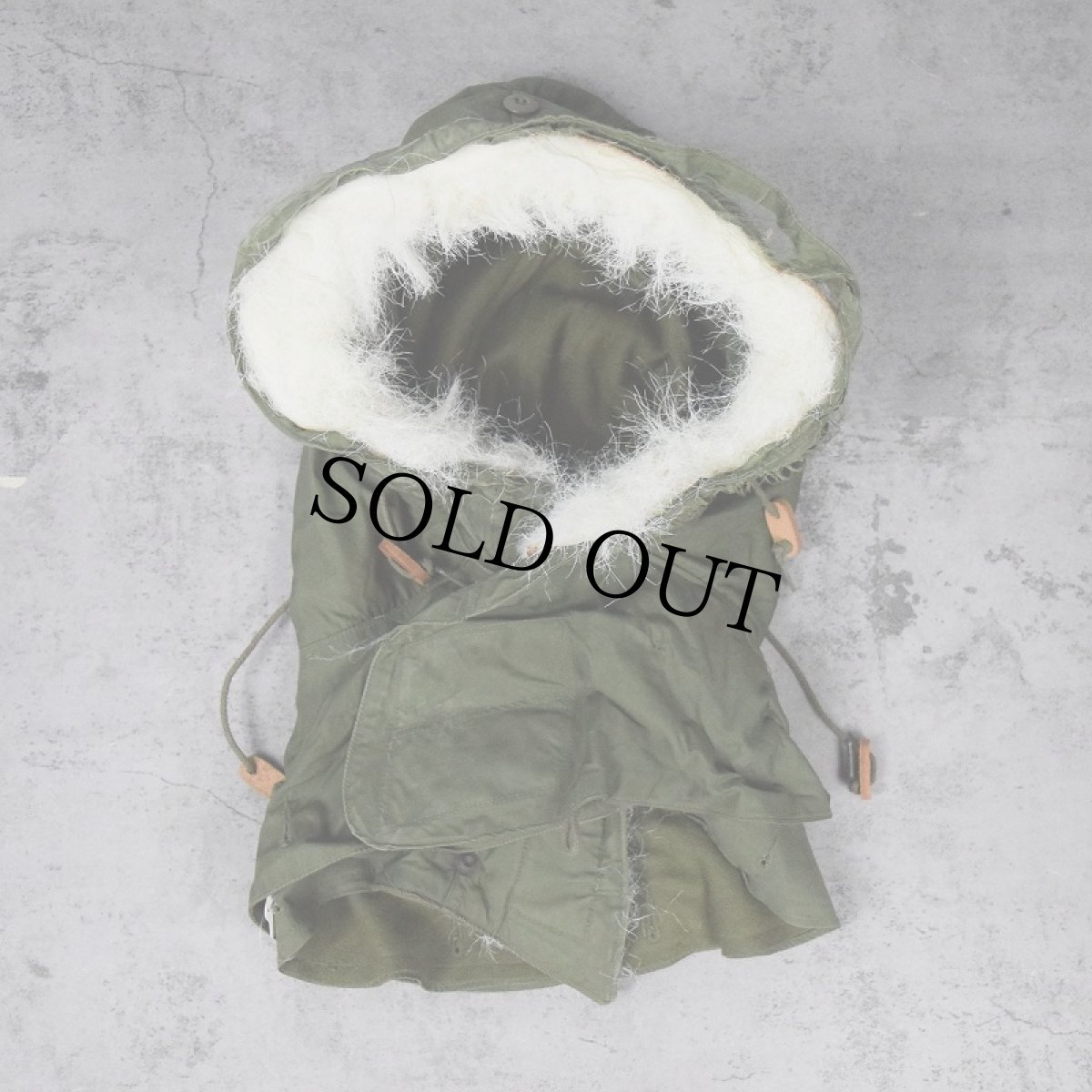 画像1: 80's U.S.ARMY M-65 EXTREME COLD WEATHER HOOD (1)