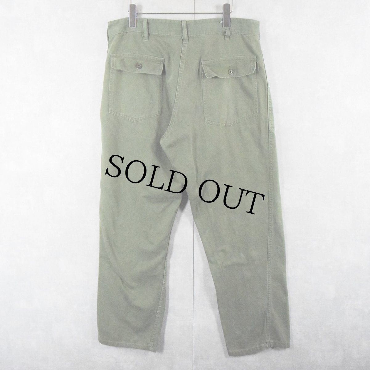 画像2: 60's〜 U.S.ARMY ベイカーパンツ W36 (2)