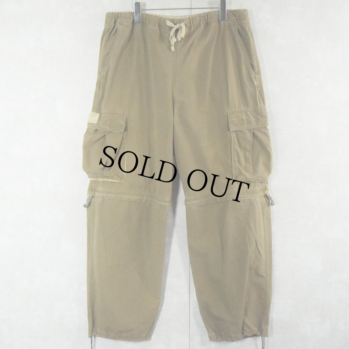 画像1: Abercrombie&Fitch 2WAY ドッキングコットンカーゴパンツ L (1)