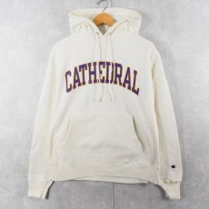 画像1: Champion REVERSE WEAVE "CATHEDRAL " プリントスウェット フーディー M (1)