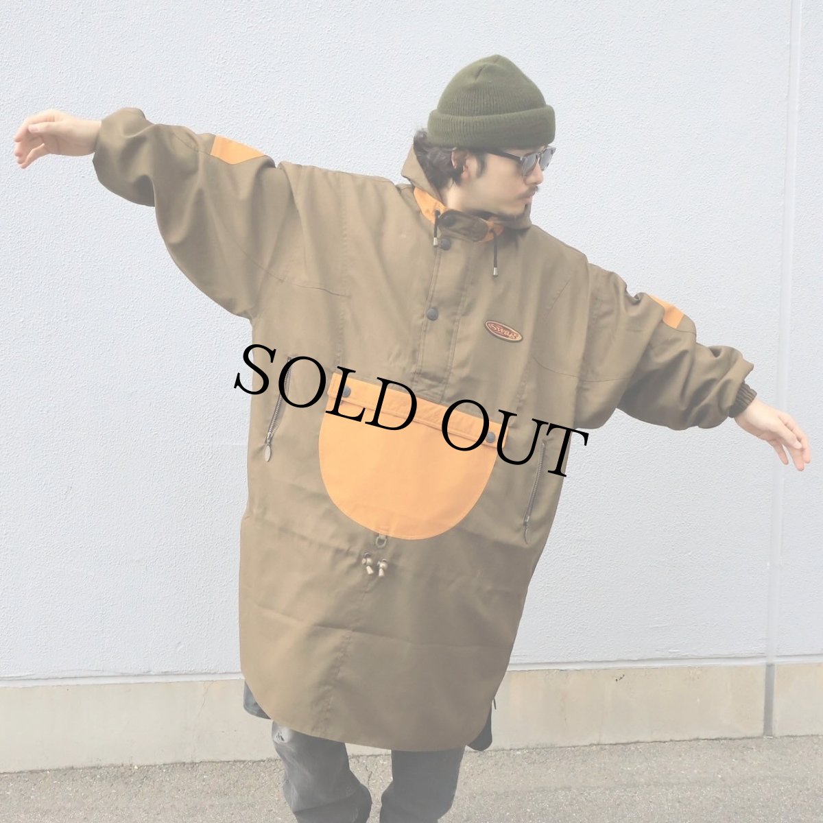 画像3: 90〜2000's SWAG EFFE 切り替えデザイン ナイロンアノラックパーカー XL (3)