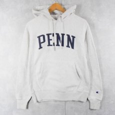 画像1: Champion REVERSE WEAVE "PENN "プリントスウェット フーディーS  (1)