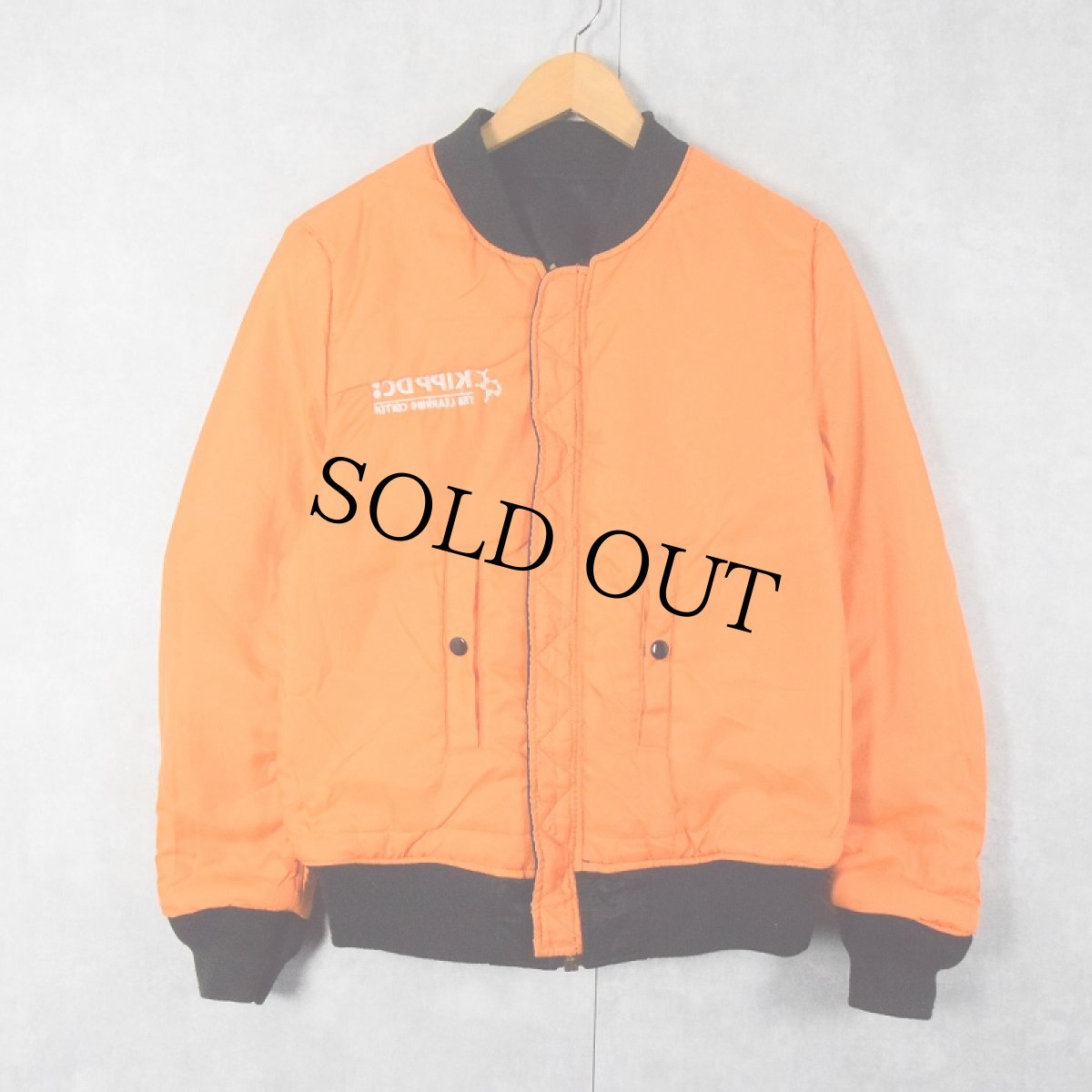 画像2: 民間品 ALPHA INDUSTRIES "MA-1 TYPE" フライトジャケット BLACK M (2)