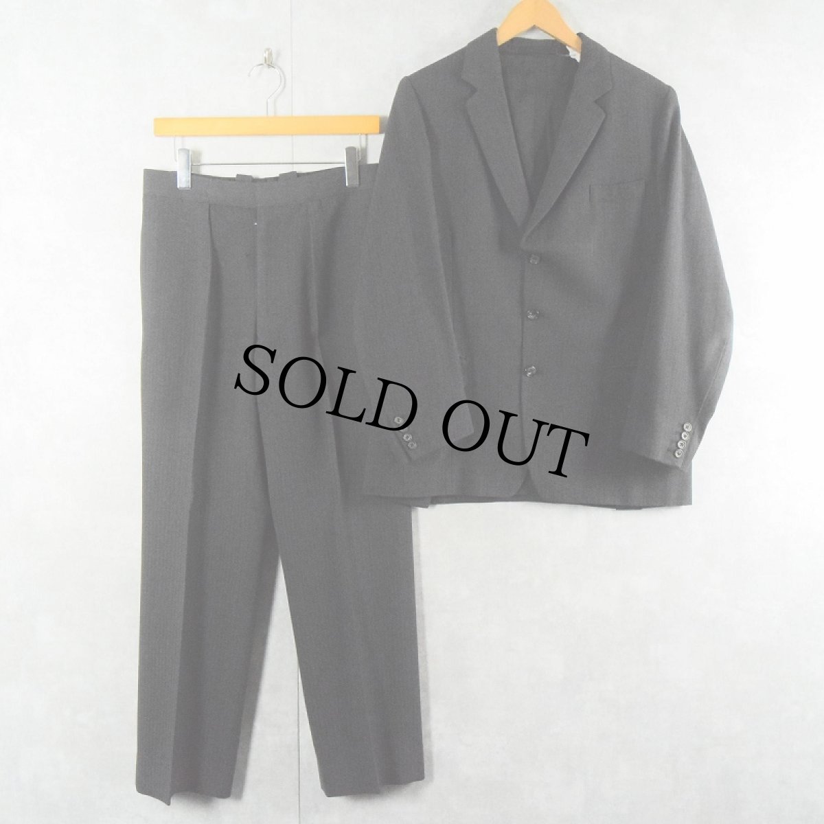 画像2: 80's PENROSE&Co. ストライプ柄 テーラードジャケット / スラックス SET UP (2)