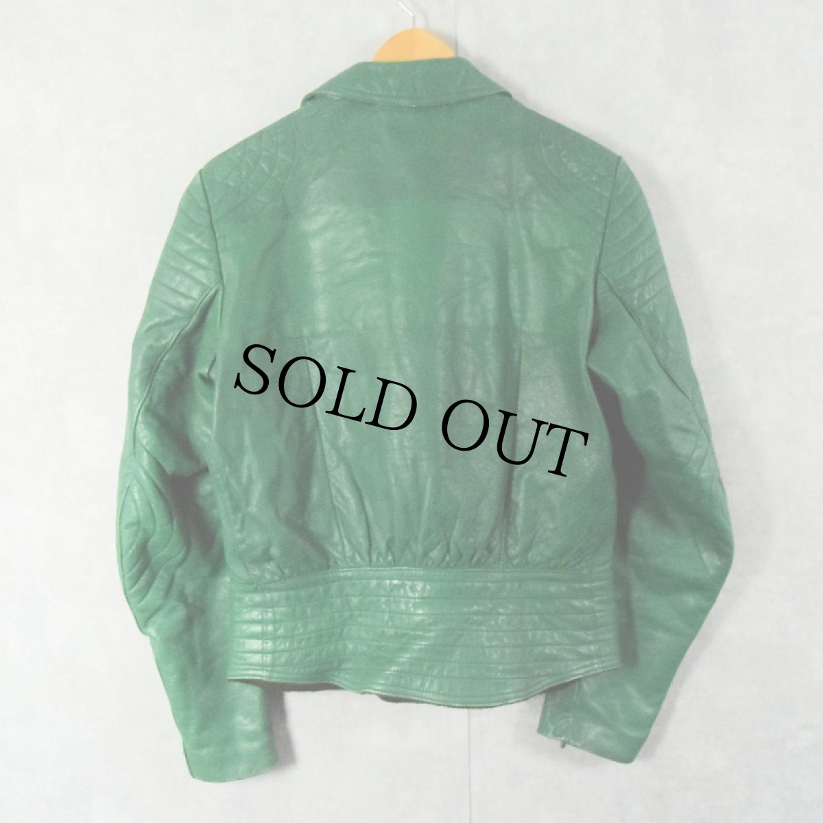 画像2: 70〜80's EURO ダブルライダースジャケット SIZE98 (2)