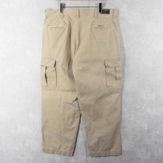 画像3: 90's Ralph Lauren POLO SPORTSMAN SPORTSMAN コットンピケ カーゴパンツ W39 (3)