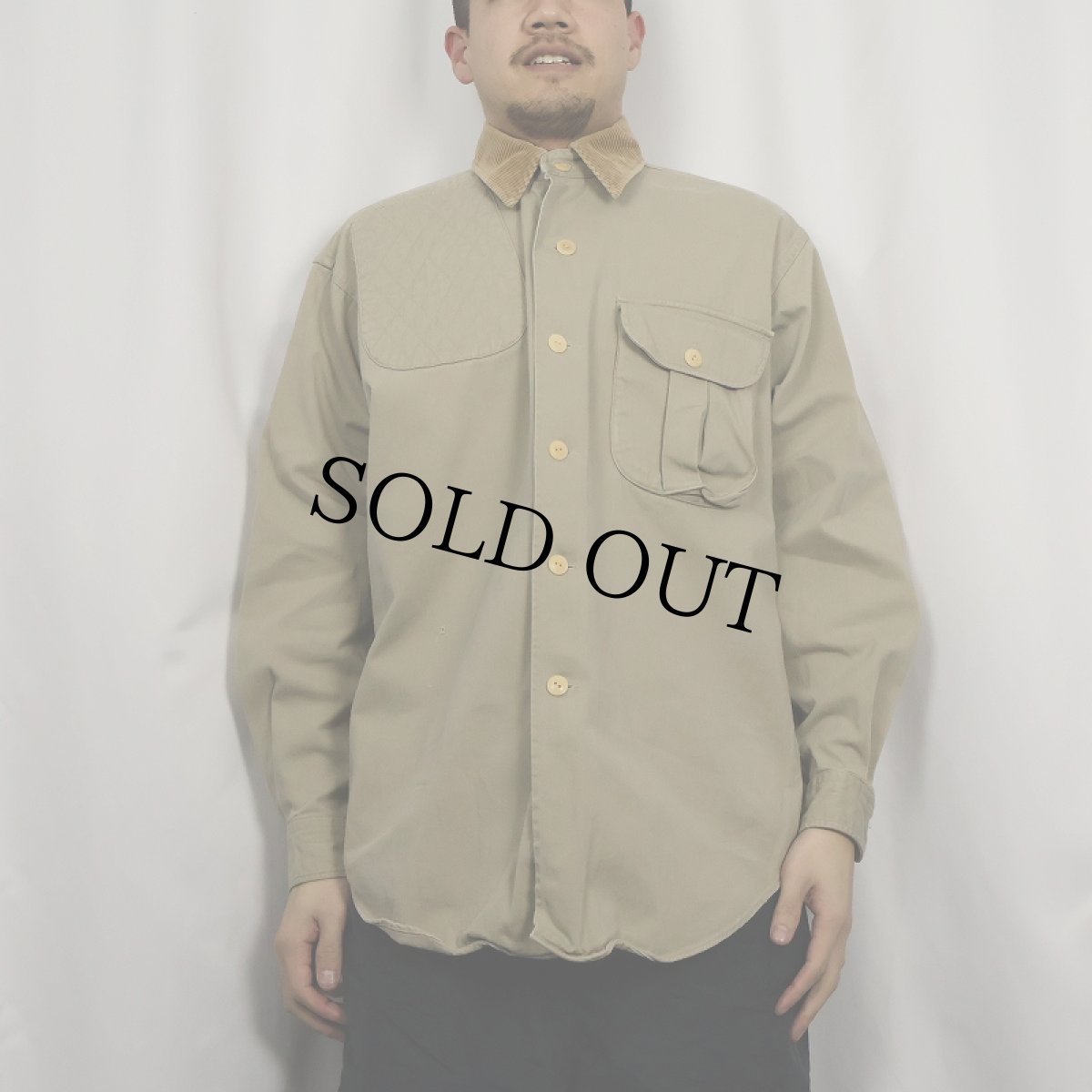 画像2: 80〜90's POLO COUNTRY Ralph Lauren USA製 コットンハンティングシャツ M (2)