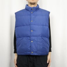 画像2: 80〜90's L.L.Bean ナイロンダウンベスト XL (2)