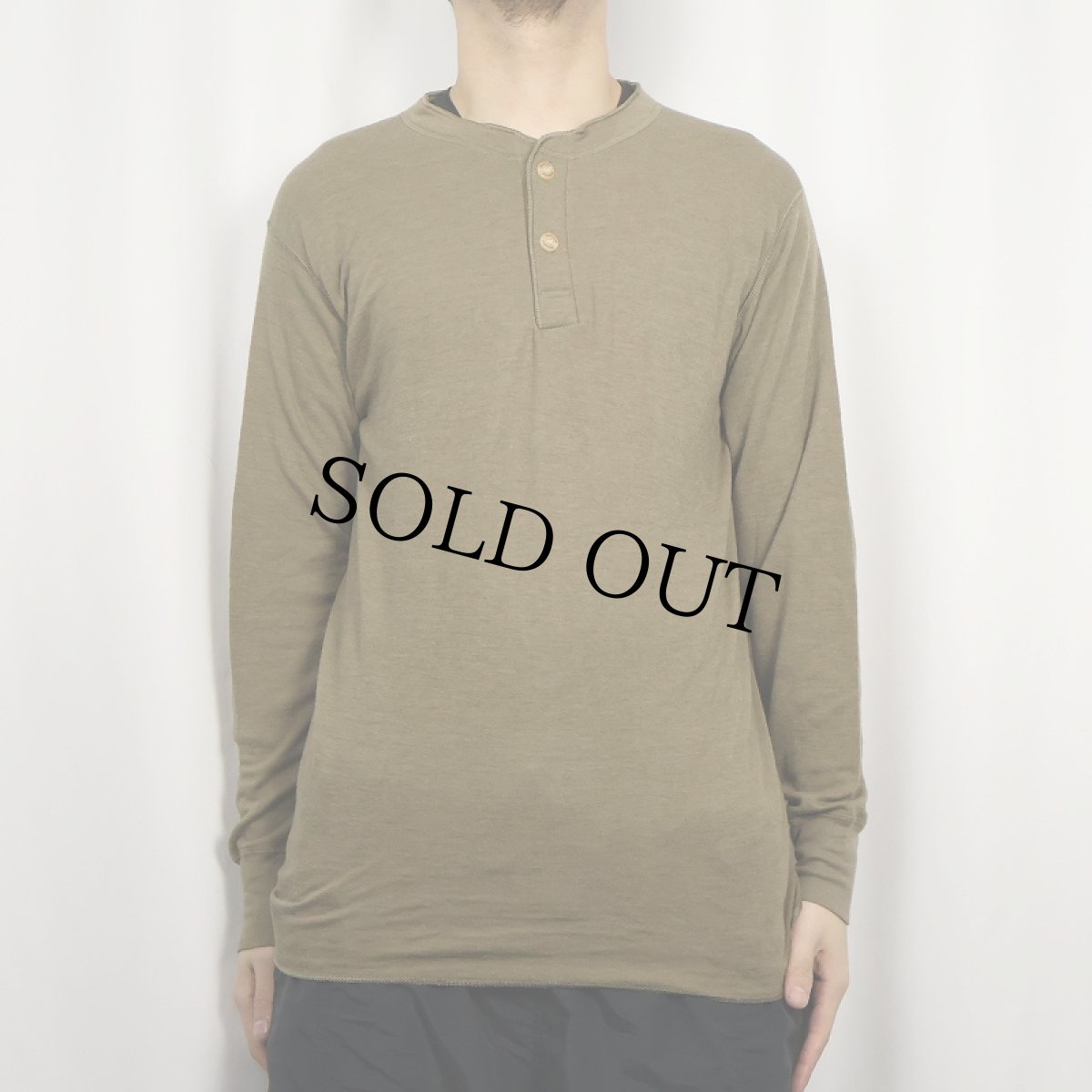 画像2: 90's duofold USA製 無地 2PLYカットソー L (2)