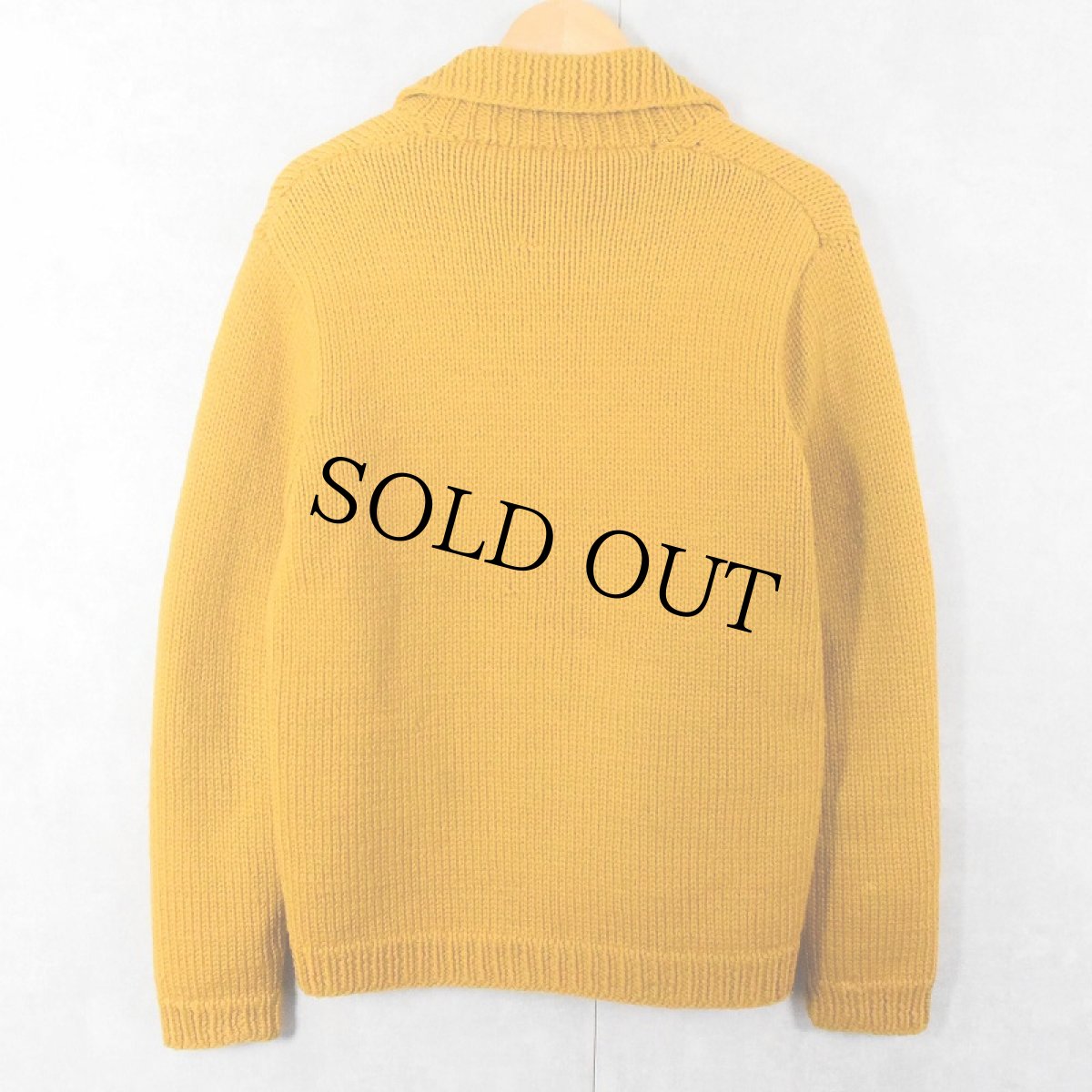 画像2: 50〜60's カウチンニットジャケット (2)