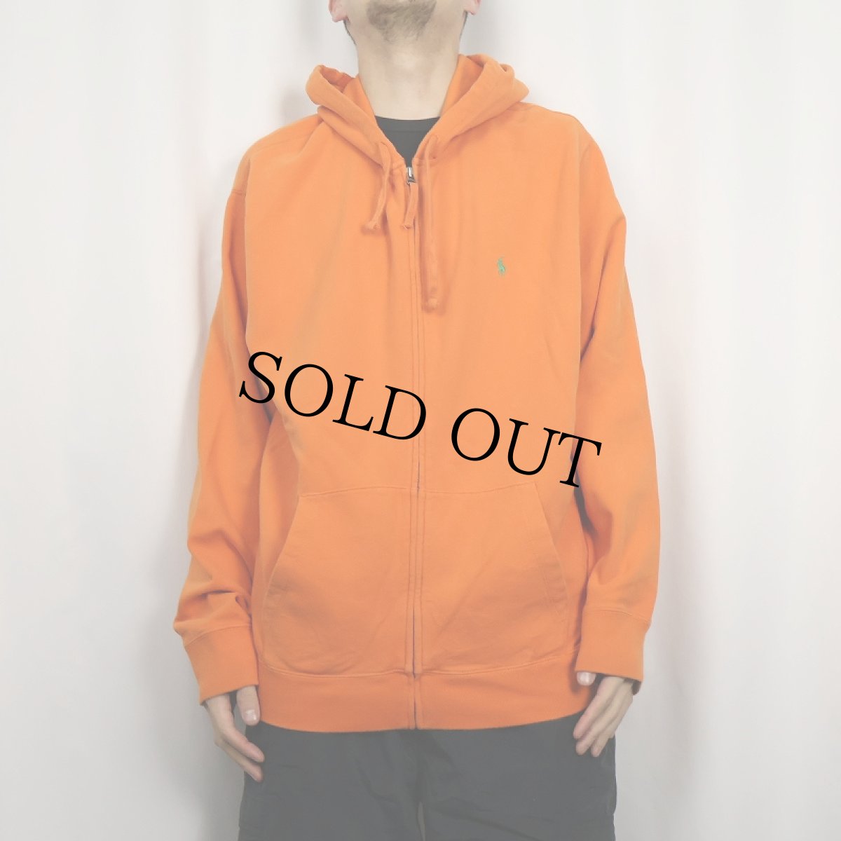画像2: POLO Ralph Lauren ロゴ刺繍 スウェットジップパーカー XL (2)