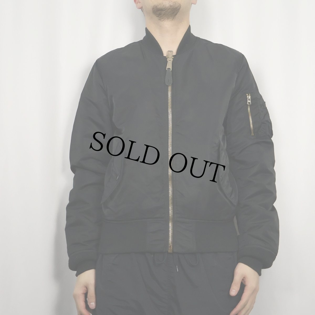 画像3: 民間品 ALPHA INDUSTRIES,INC. MA-1 フライトジャケット (3)