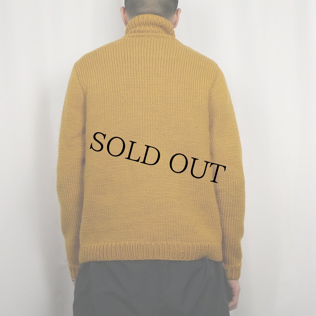 画像4: 50〜60's カウチンニットジャケット (4)