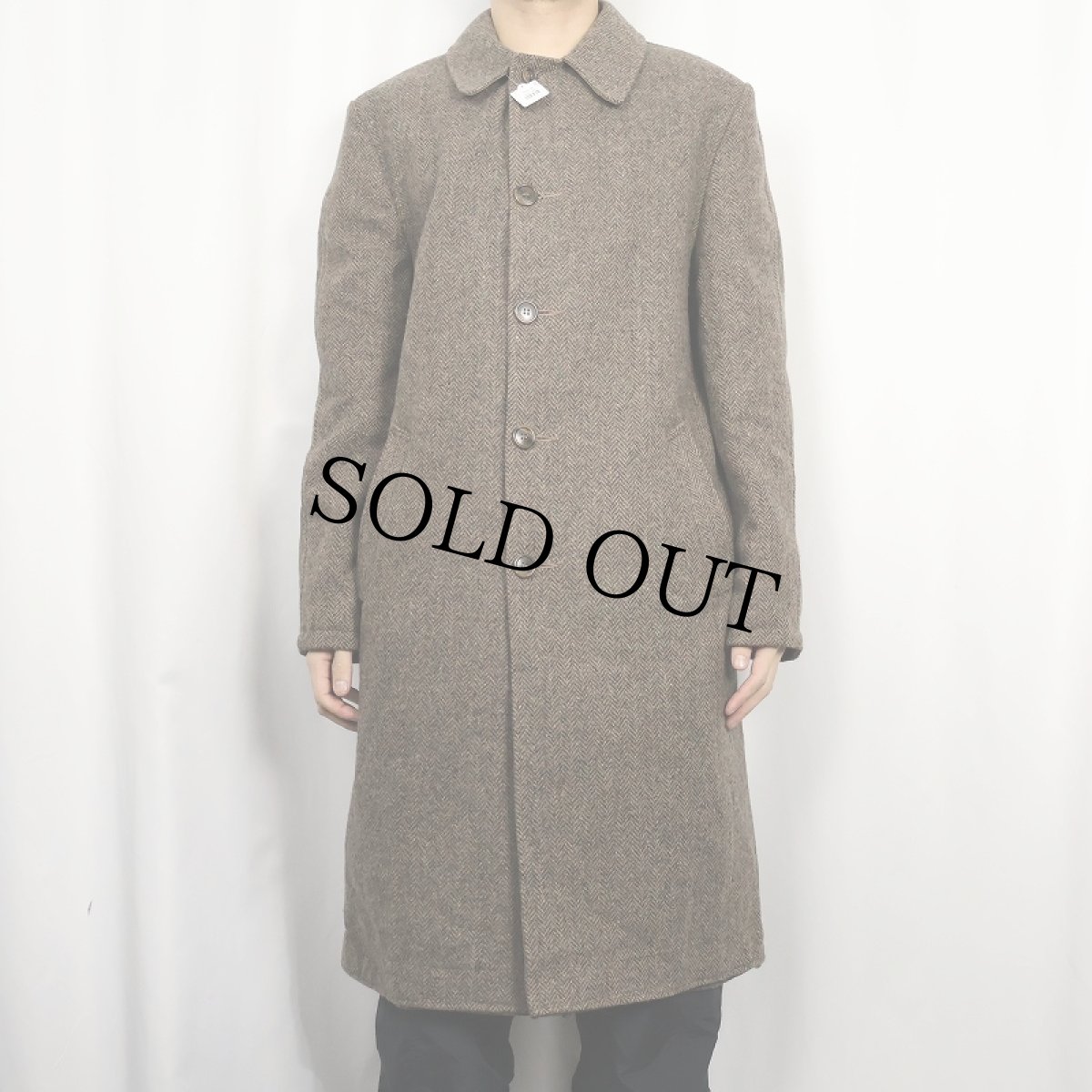 画像3: 80's Fox knapp USA製 リバーシブル ステンカラーコート SIZE40 (3)