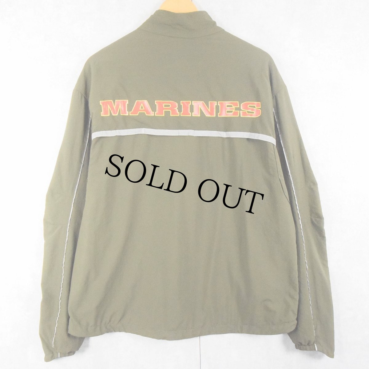 画像1: 2000's NEW BALANCE "USMC" USA製 ランニングジャケット LARGE REGULAR (1)