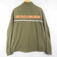画像1: 2000's NEW BALANCE "USMC" USA製 ランニングジャケット LARGE REGULAR (1)