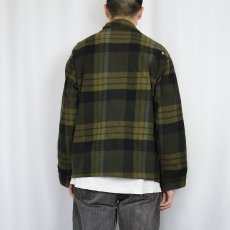 画像3: 60's PENDLETON チェック柄 ウールシャツジャケット M (3)
