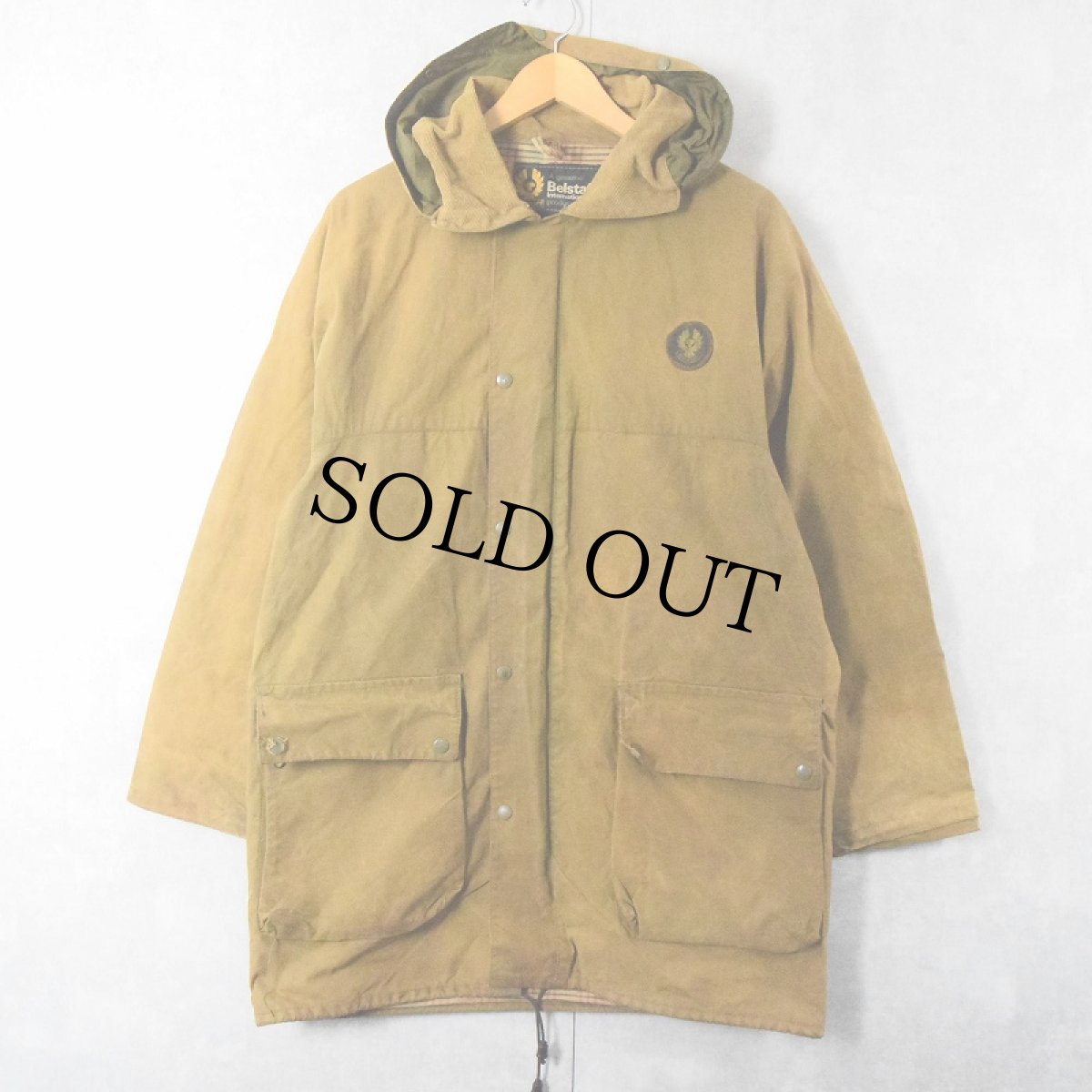 画像1: 70〜80's Belstaff ENGLAND製 オイルドジップパーカー L (1)