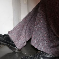 画像3: 70's Levi's "STA-PREST SLACKS" ネップ混 フレアスラックス W33 (3)