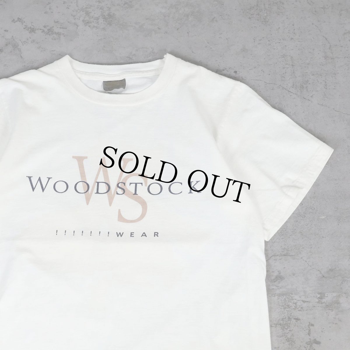 画像2: 90's USA製 WOOD STOCK "Calvin Klein" パロディプリントTシャツ M (2)