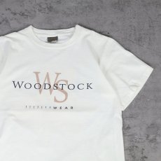 画像2: 90's USA製 WOOD STOCK "Calvin Klein" パロディプリントTシャツ M (2)