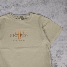画像2: 90's USA製 PIG PEN "Calvin Klein" パロディプリントTシャツ M (2)