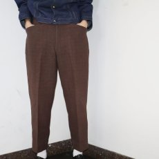 画像3: 40〜50's PENDLETON チェック柄 ウールスラックス W34 (3)