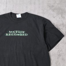 画像1: 2000's THE MATRIX RELOADED 映画プリントTシャツ BLACK XL (1)