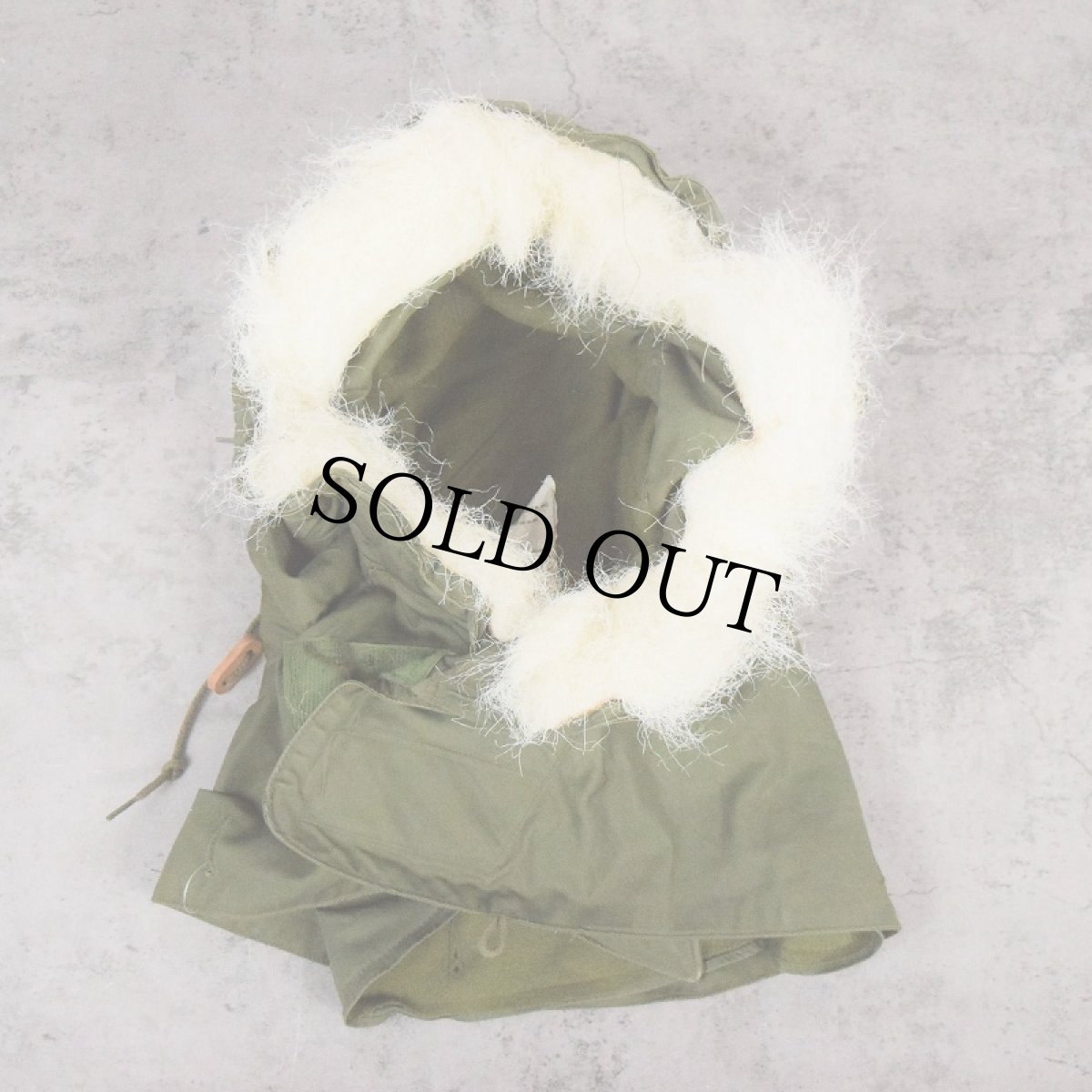 画像1: 80's U.S.ARMY M-65 EXTREME COLD WEATHER HOOD (1)